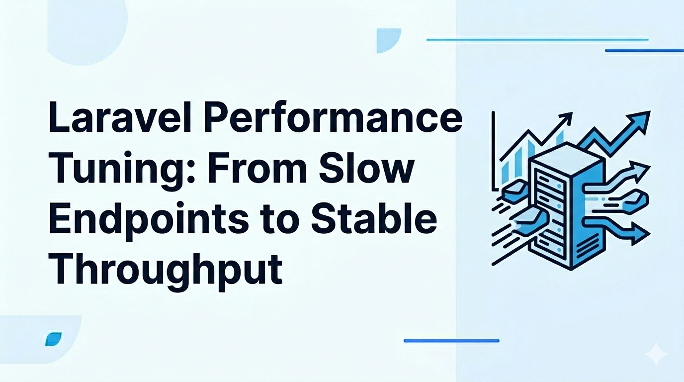 Laravel Performance Tuning: From Slow Endpoints to Stable Throughput